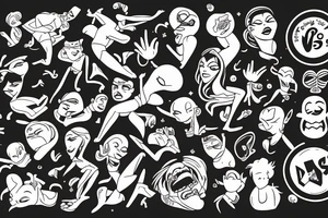 Dancing tattoo idea