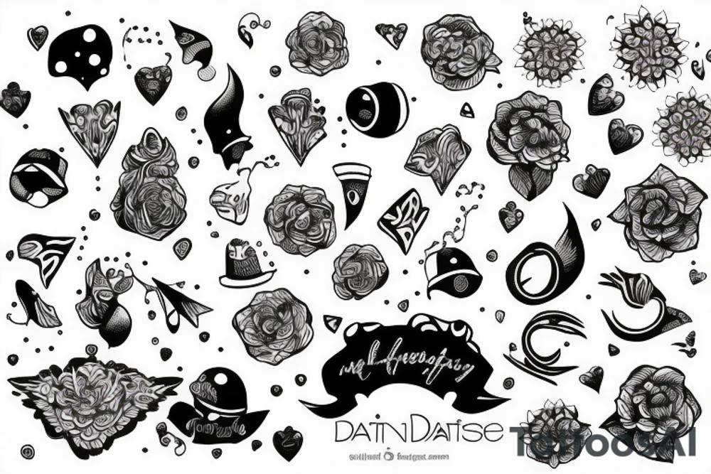 Dancing tattoo idea