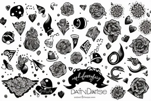 Dancing tattoo idea