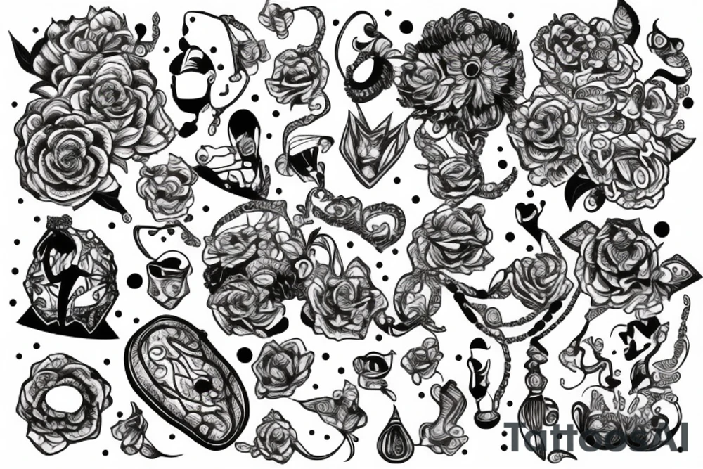 Dancing tattoo idea
