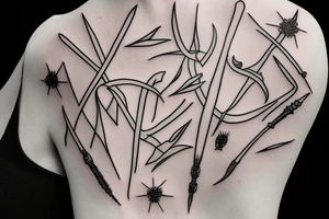 Arya stark’s needle tattoo idea