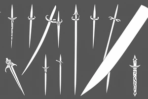 Arya stark’s needle sword tattoo idea