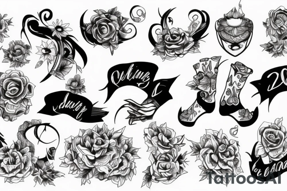 dancing tattoo idea