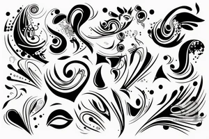 dancing tattoo idea