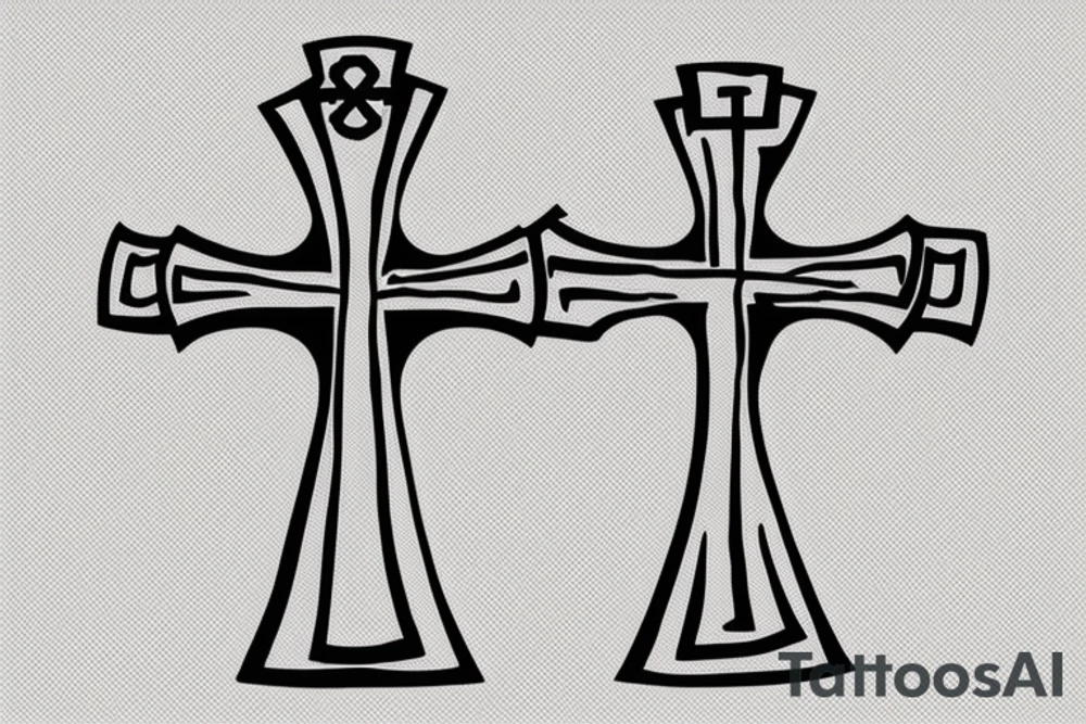 Religious cross, word “familia” solid background tattoo idea Religious cross, word “familia” solid background tattoo idea