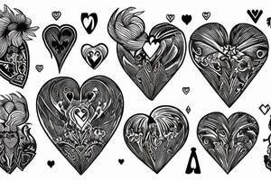 King of hearts tattoo idea