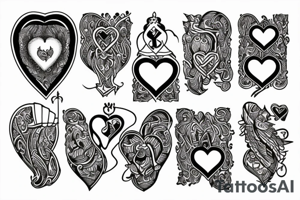 King of hearts tattoo idea