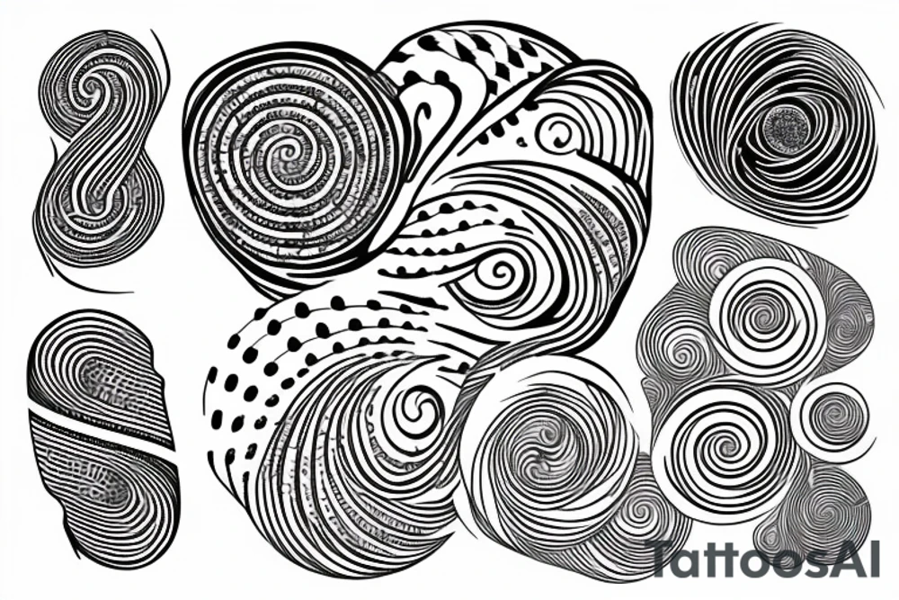 Trippy Spiral tattoo idea