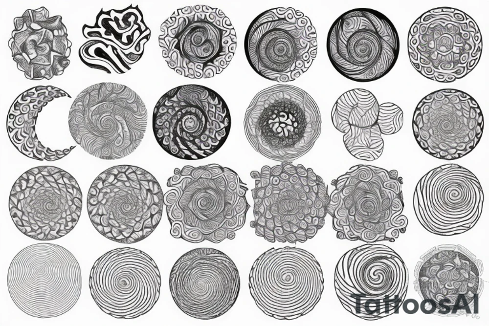 Trippy Spiral tattoo idea