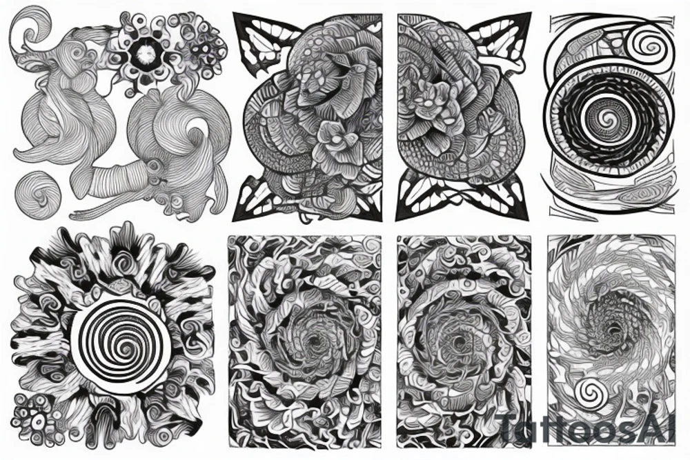 Spiral tattoo idea
