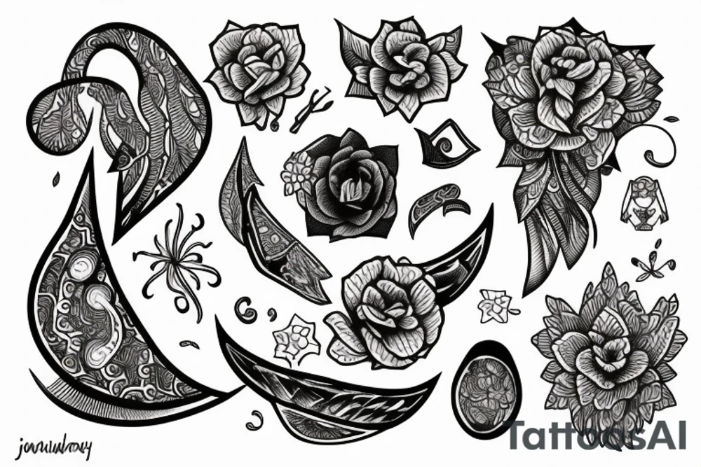 Midjourney tattoo idea