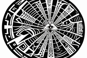 Eye of the pyramid tattoo idea