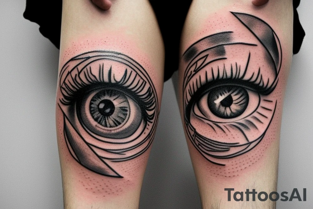 Eye of the pyramid tattoo idea