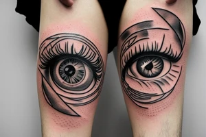 Eye of the pyramid tattoo idea
