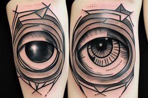 Eye of the pyramid tattoo idea