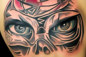 Eye on the pyramid tattoo idea