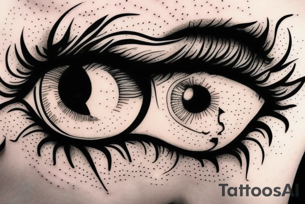 Consciousness eye tattoo idea