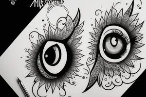Omniscient eye tattoo idea