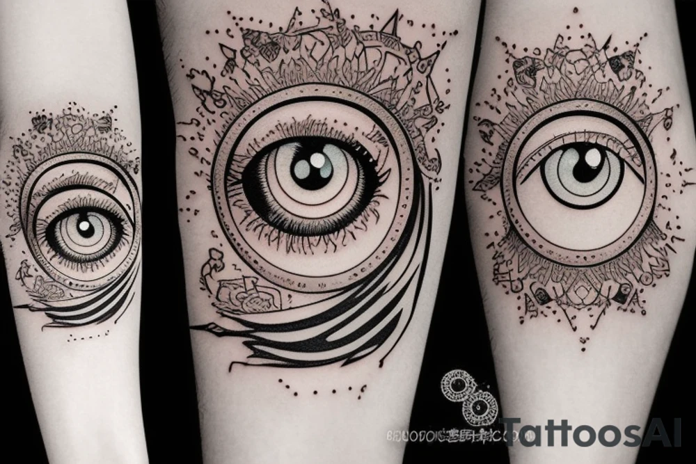 Omniscient eye tattoo idea