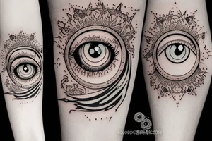 Omniscient eye tattoo idea