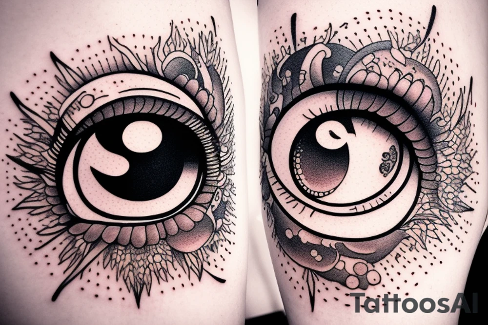 Omniscient eye tattoo idea