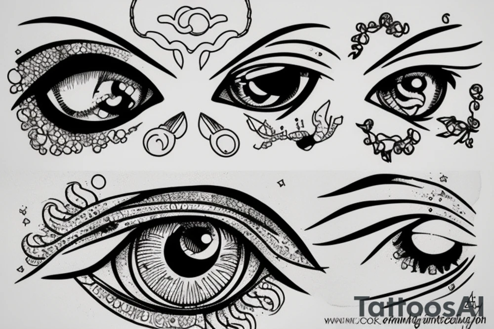 Omniscient eye tattoo idea
