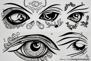Omniscient eye tattoo idea