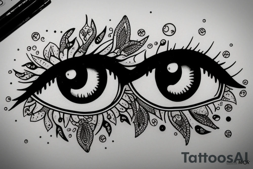 Omniscient eye tattoo idea