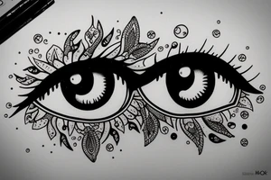 Omniscient eye tattoo idea