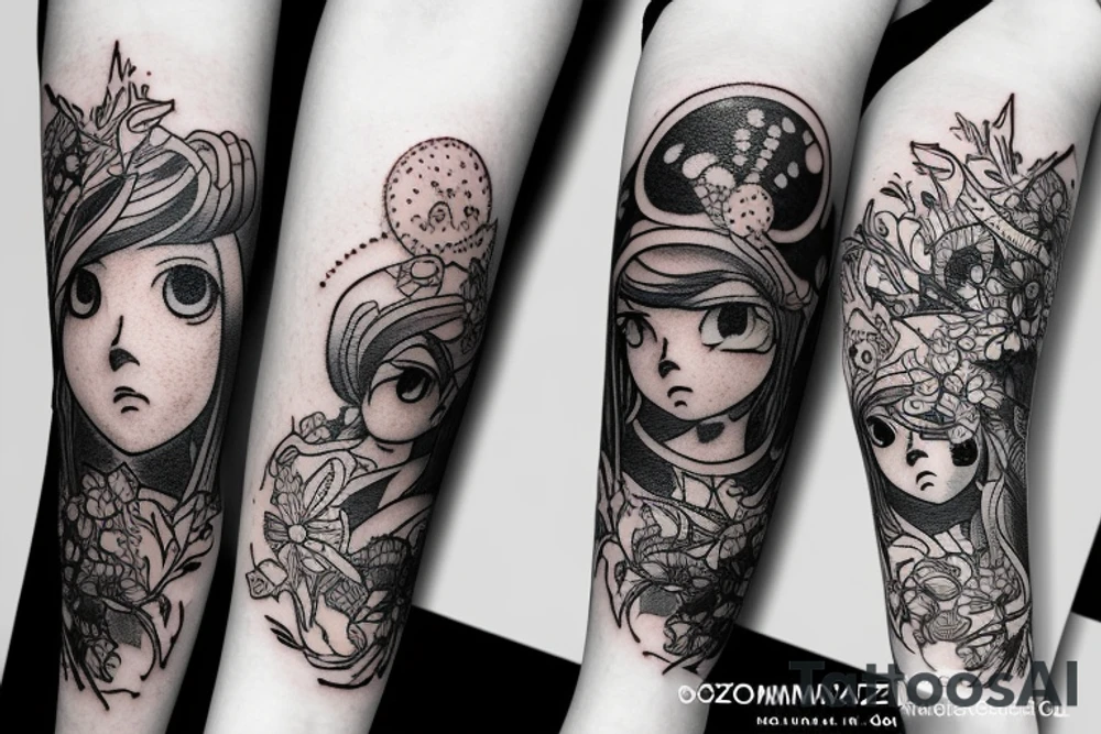 Omniscient dark eye tattoo idea