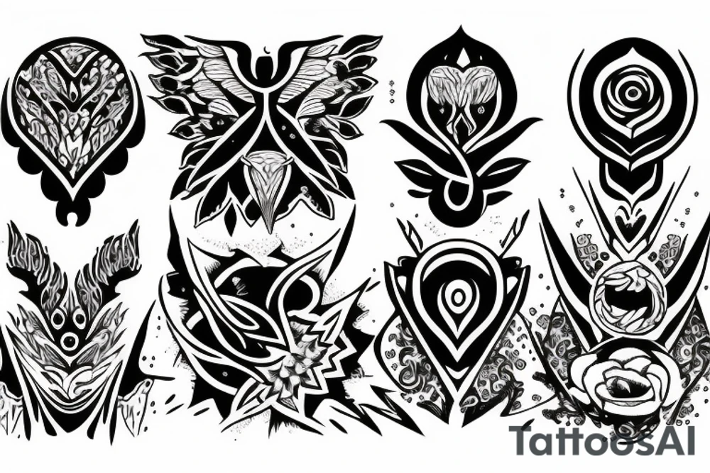 Omniscient dark eye tattoo idea