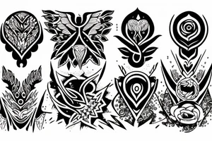 Omniscient dark eye tattoo idea