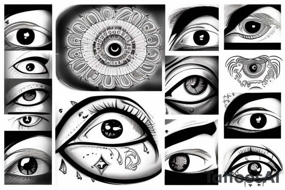 Omniscient Conscious Eye tattoo idea