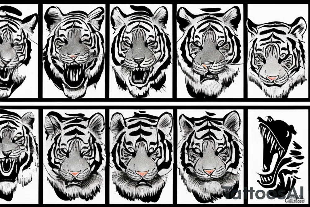 Tiger tattoo idea