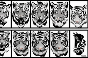 Tiger tattoo idea