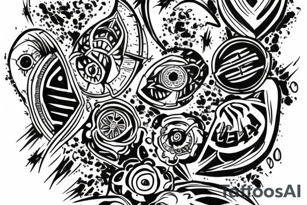 W inside shield tattoo idea