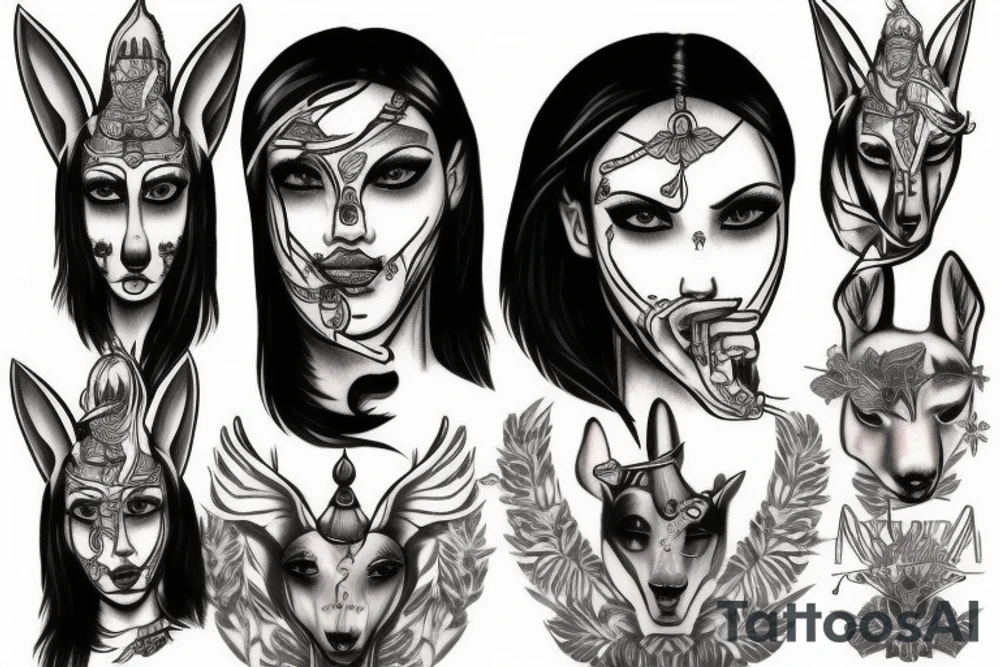 anubis forhand tattoo idea