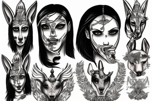 anubis forhand tattoo idea