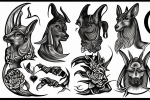 anubis forhand tattoo idea