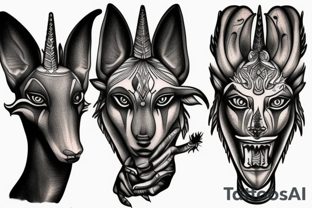 anubis forhand tattoo idea