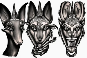 anubis forhand tattoo idea