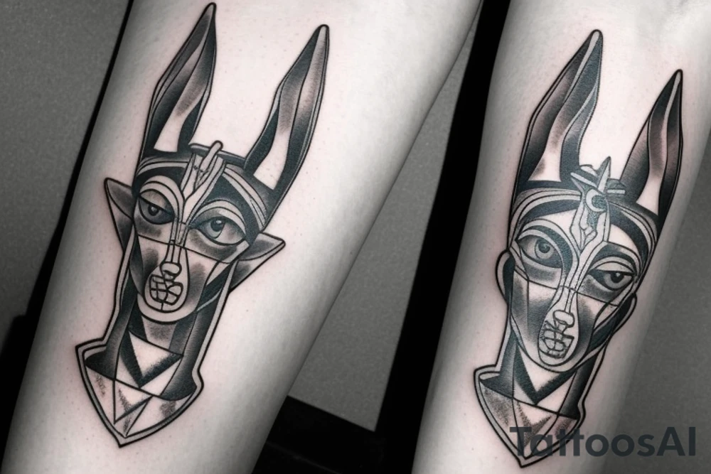 anubis forhand tattoo idea