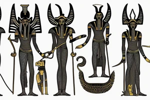 ANUBIS EGYPTIAN GOD tattoo idea