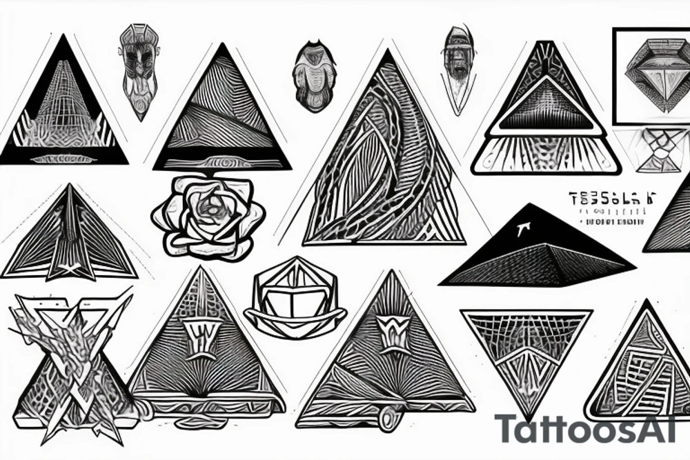 Tesla pyramid tattoo idea