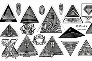 Tesla pyramid tattoo idea