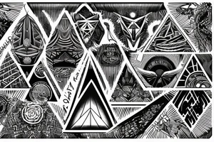 Tesla pyramid tattoo idea