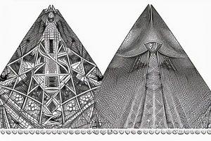 Tesla electric pyramid tattoo idea