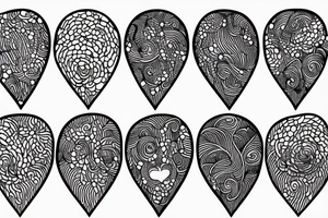 Lightning around  heart tattoo idea