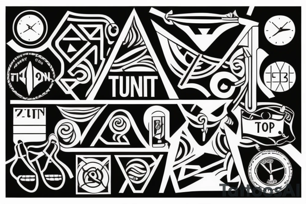 Triathlon tattoo idea