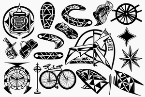 Triathlon tattoo idea
